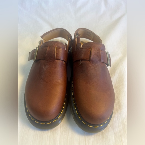 DR MARTENS Jorge II Ambassador Faux Fur Lined Slingback Mules Wmns 10 New No Box - Picture 12 of 14